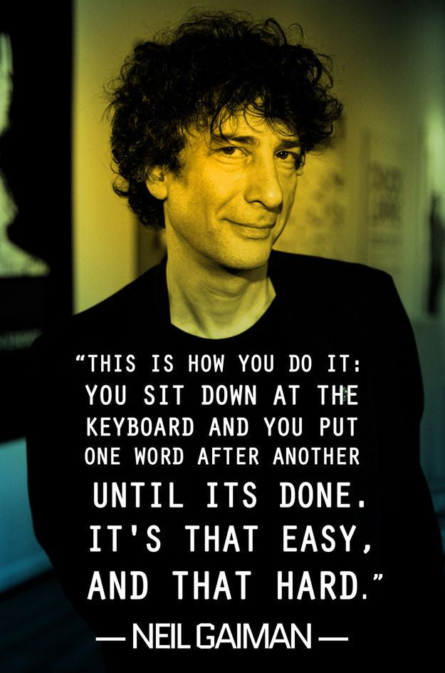 This is you on writing. This is you being published.
