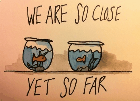 We Are So Close Yet So Far