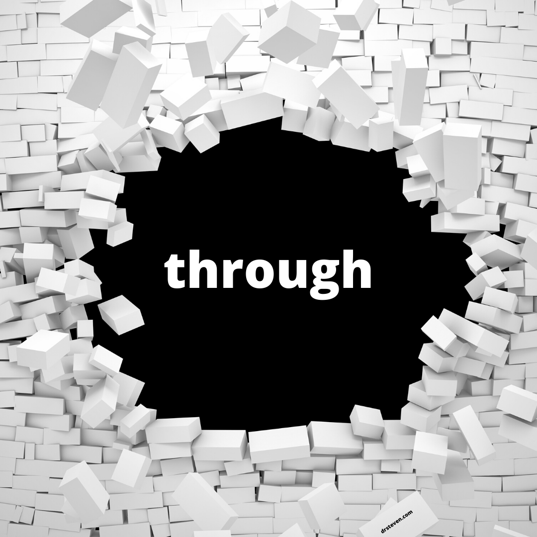 Through