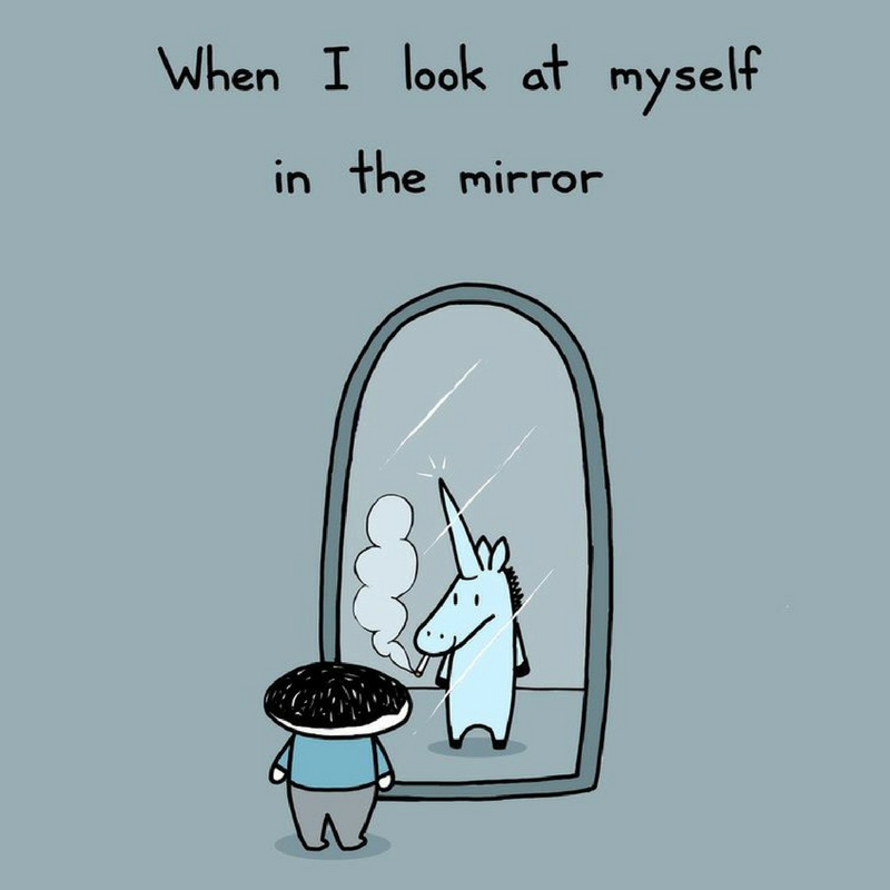 When I Look I Myself in the Mirror